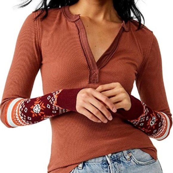 Free People Tops - Free People Mikah Layering Cuff Autumn Combo Size Large